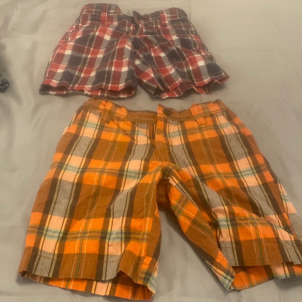 Two pair of old navy boys shorts